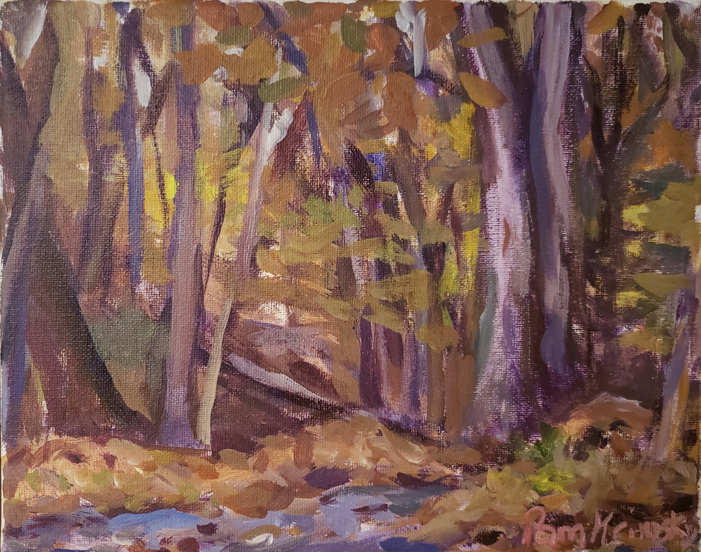 Path To The Autumn Woods 