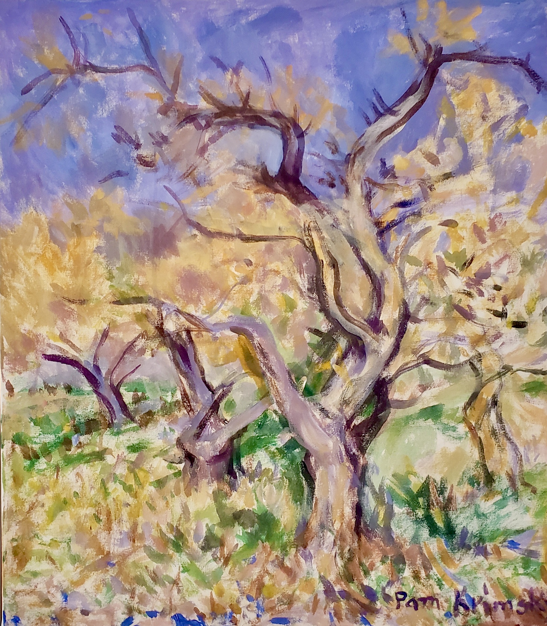 Apple Trees in Fall